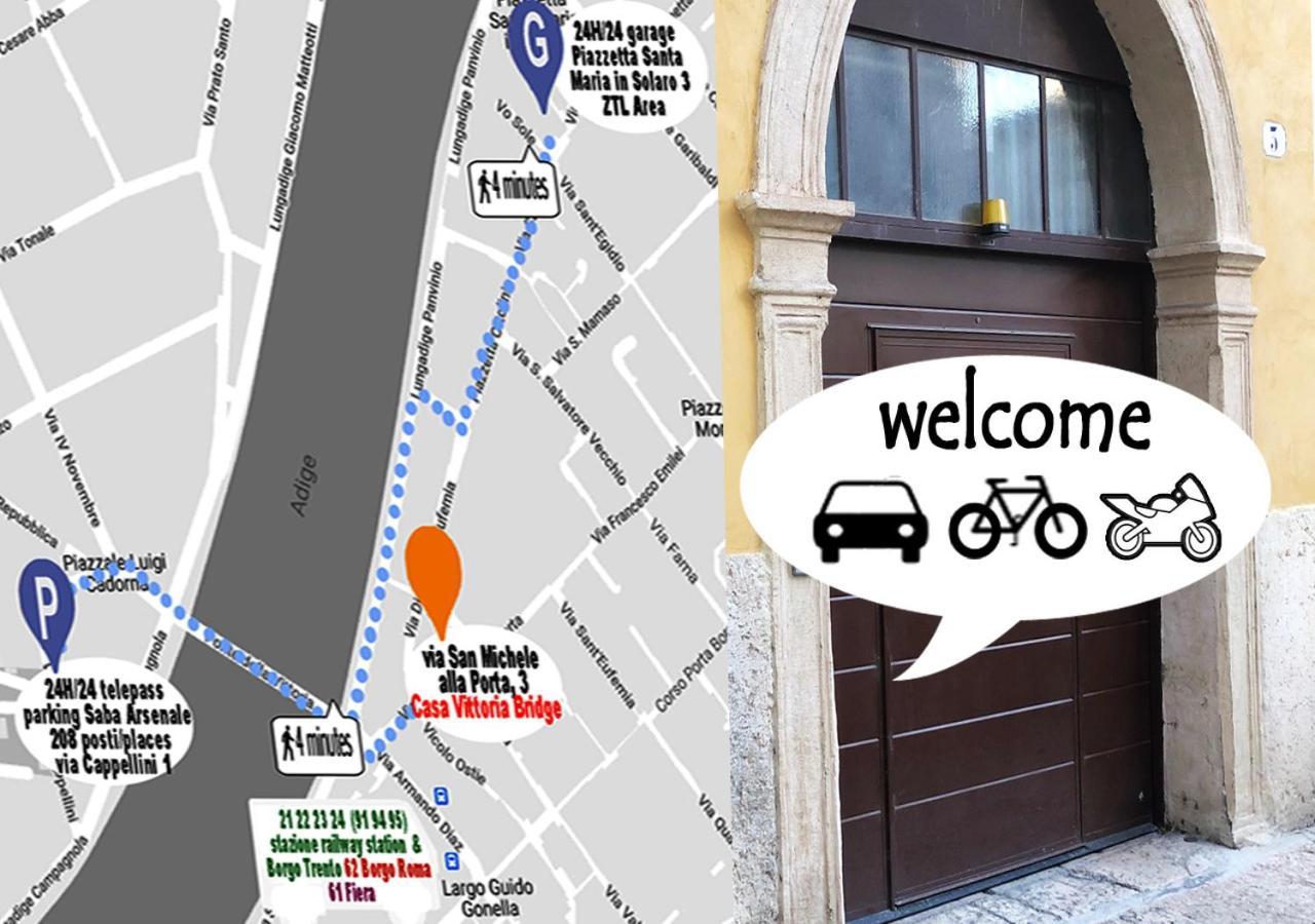 Casa Vittoria Bridge Bed & Breakfast Verona Eksteriør bilde